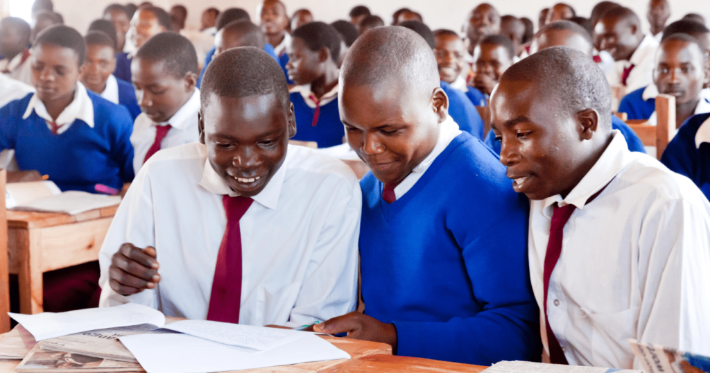 very low student to English teacher ratio in Tanzania